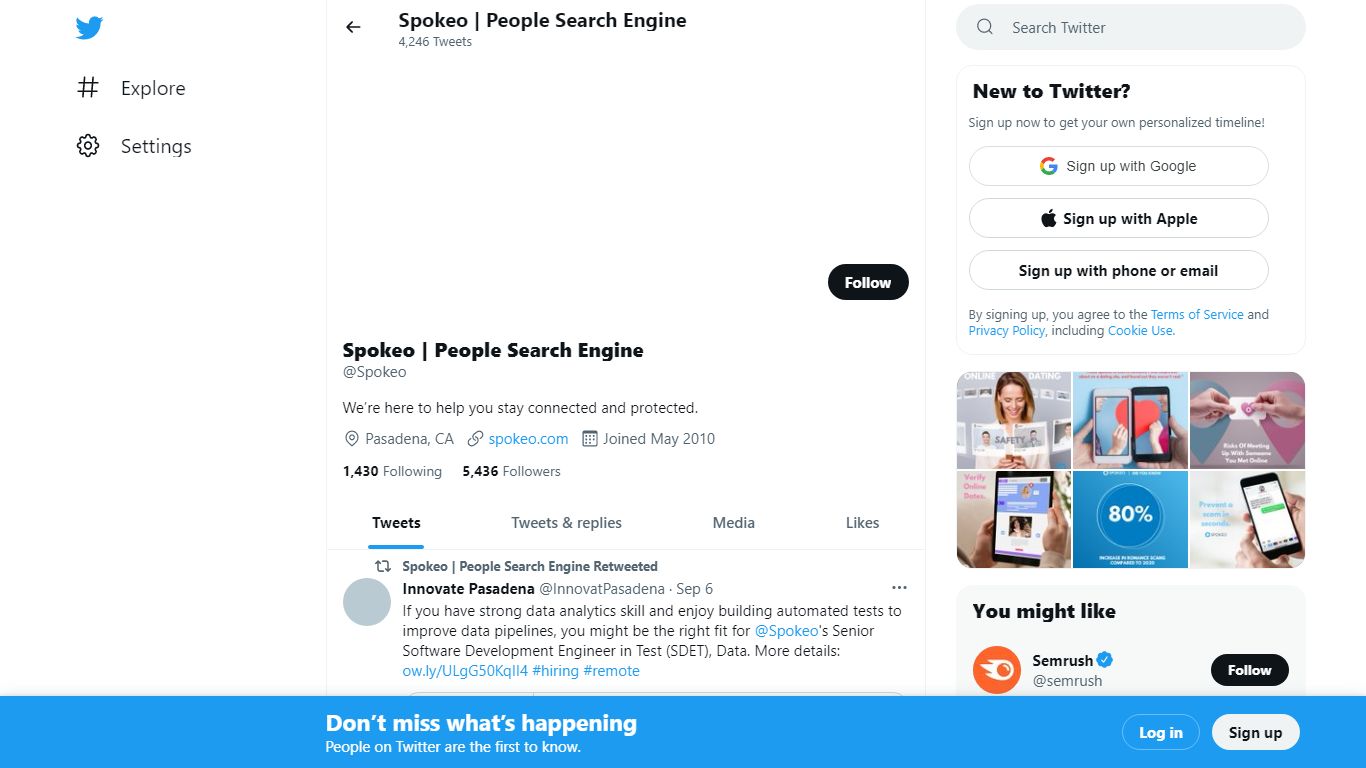 Spokeo | People Search Engine (@Spokeo) / Twitter